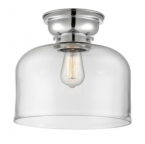 Bell - 1 Light - 12 inch - Polished Chrome - Flush Mount (3442|623-1F-PC-G72-L)