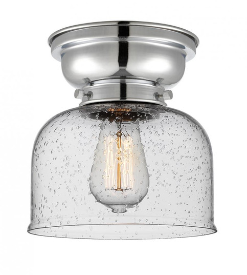 Bell - 1 Light - 8 inch - Polished Chrome - Flush Mount (3442|623-1F-PC-G74-LED)