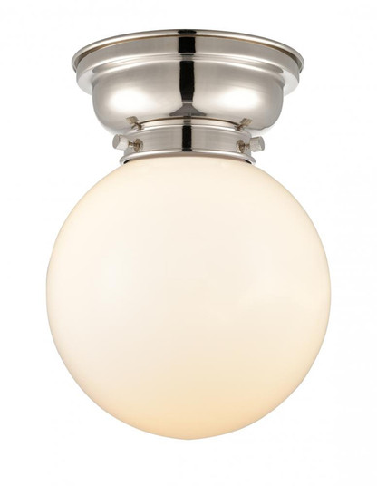 Beacon - 1 Light - 8 inch - Polished Nickel - Flush Mount (3442|623-1F-PN-G201-8)