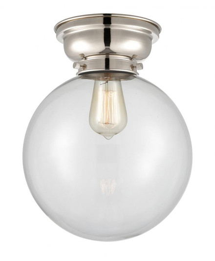 Beacon - 1 Light - 10 inch - Polished Nickel - Flush Mount (3442|623-1F-PN-G202-10)