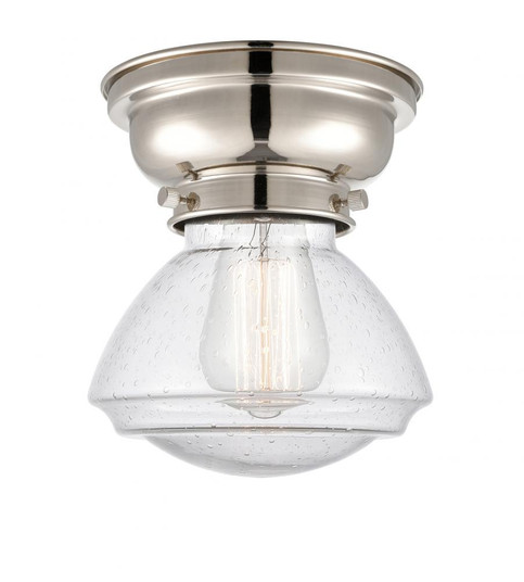 Olean - 1 Light - 7 inch - Polished Nickel - Flush Mount (3442|623-1F-PN-G324-LED)
