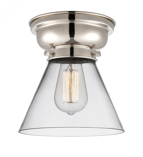Cone - 1 Light - 8 inch - Polished Nickel - Flush Mount (3442|623-1F-PN-G42)