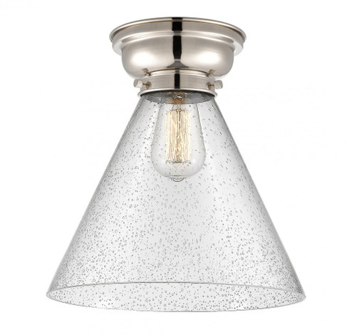 Cone - 1 Light - 12 inch - Polished Nickel - Flush Mount (3442|623-1F-PN-G44-L)