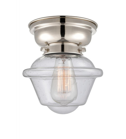 Oxford - 1 Light - 8 inch - Polished Nickel - Flush Mount (3442|623-1F-PN-G534-LED)