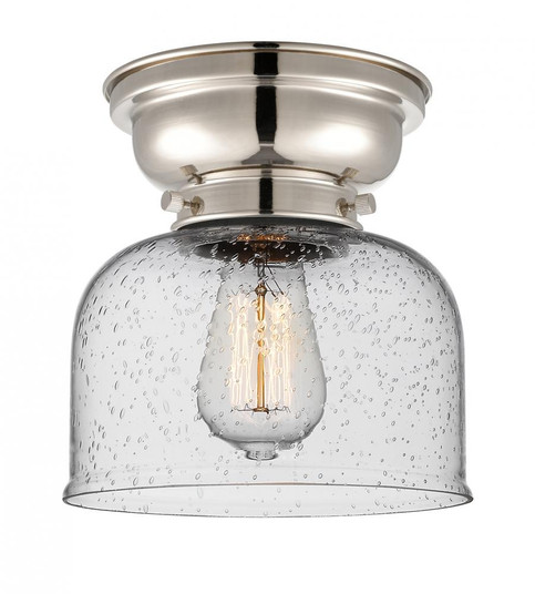 Bell - 1 Light - 8 inch - Polished Nickel - Flush Mount (3442|623-1F-PN-G74-LED)