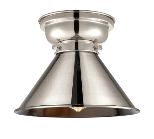 Briarcliff - 1 Light - 10 inch - Polished Nickel - Flush Mount (3442|623-1F-PN-M10-PN)