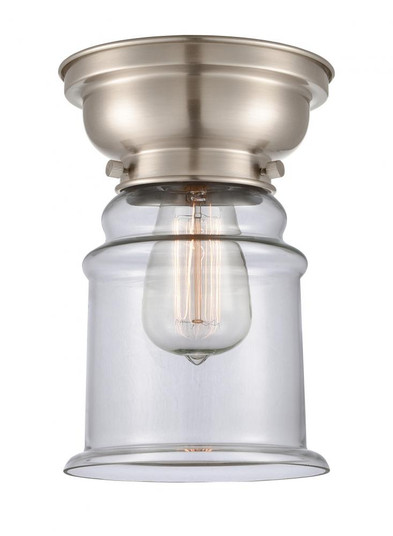 Canton - 1 Light - 6 inch - Brushed Satin Nickel - Flush Mount (3442|623-1F-SN-G182)