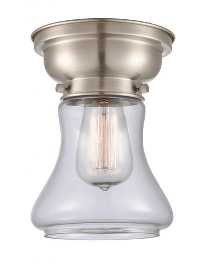 Bellmont - 1 Light - 6 inch - Brushed Satin Nickel - Flush Mount (3442|623-1F-SN-G192)