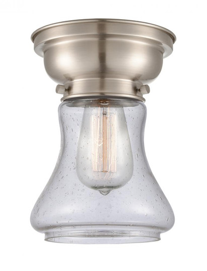 Bellmont - 1 Light - 6 inch - Brushed Satin Nickel - Flush Mount (3442|623-1F-SN-G194)