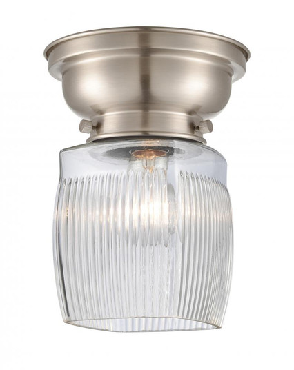 Colton - 1 Light - 6 inch - Brushed Satin Nickel - Flush Mount (3442|623-1F-SN-G302)