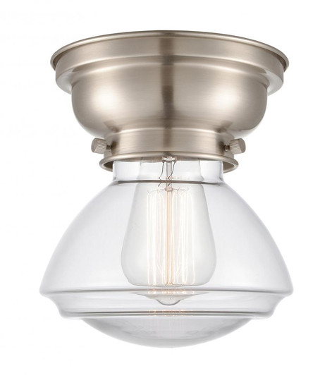 Olean - 1 Light - 7 inch - Brushed Satin Nickel - Flush Mount (3442|623-1F-SN-G322)