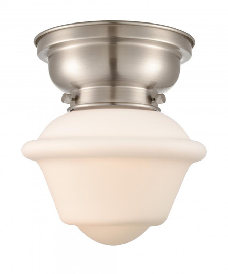 Oxford - 1 Light - 8 inch - Brushed Satin Nickel - Flush Mount (3442|623-1F-SN-G531-LED)