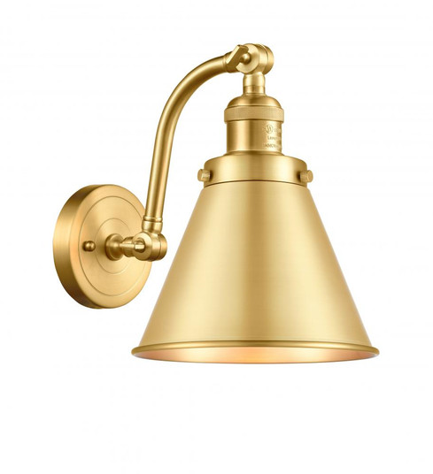 Appalachian - 1 Light - 8 inch - Satin Gold - Adjustable Sconce (3442|515-1W-SG-M13-SG-LED)