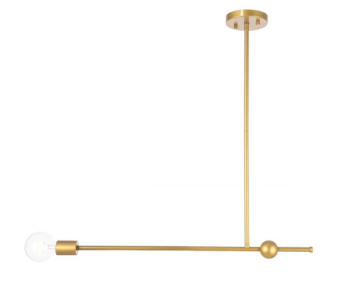 Brees 1 light Brass pendant (758|LD8043D27BR)