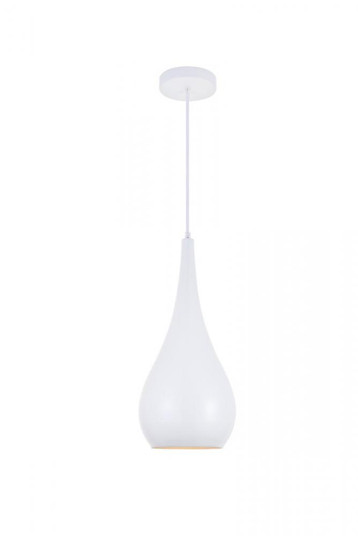 Nora 1 Light White Pendant (758|LDPD2002WH)