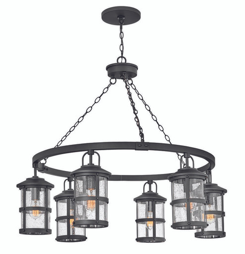 Large Single Tier Chandelier (87|2689BK)