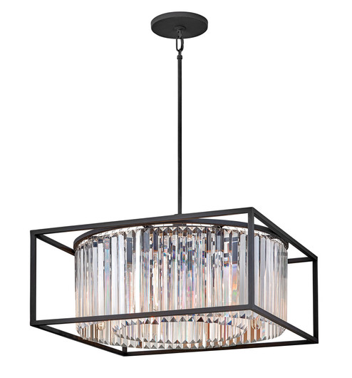 Medium Convertible Drum Chandelier (87|4555BK)