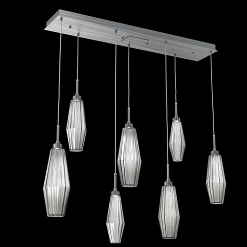 Aalto Linear 7pc Multi-Pendant (1289|PLB0049-07-GM-RS-C01-L1)