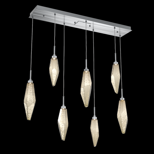 Rock Crystal Linear 7pc Multi-Pendant (1289|PLB0050-07-GM-CB-C01-L1)