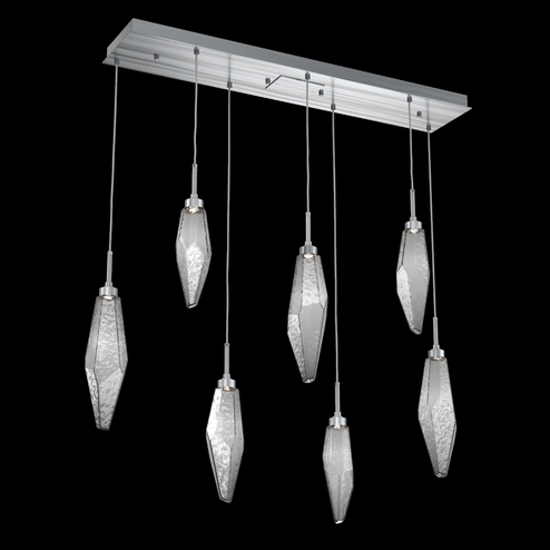 Rock Crystal Linear 7pc Multi-Pendant (1289|PLB0050-07-GM-CS-C01-L1)