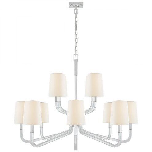 Reagan Grande Two Tier Chandelier (279|CHC 5904PN/CG-L)