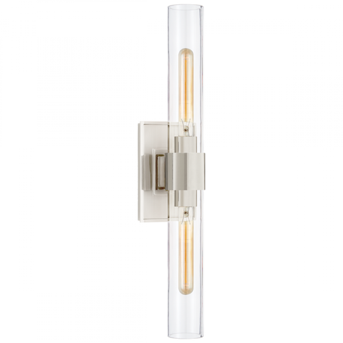 Presidio Petite Double Sconce (279|S 2164PN-CG)