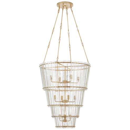Cadence Large Waterfall Chandelier (279|S 5657HAB-AM)