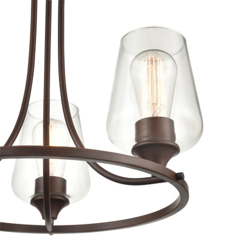 Ashford 3-Light Chandelier Ceiling - Rubbed Bronze (670|9723-RBZ)