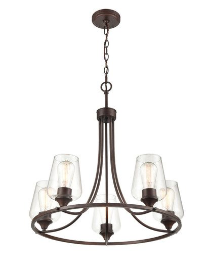 Ashford 5-Light Chandelier Ceiling - Rubbed Bronze (670|9725-RBZ)