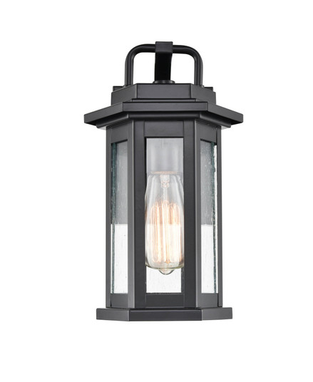 Ellis 1-Light Outdoor Wall Sconce Powder Coated Black (670|2681-PBK)
