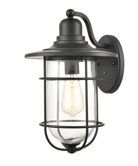 1-Light Outdoor Wall Sconce Powder Coated Black (670|2921-PBK)