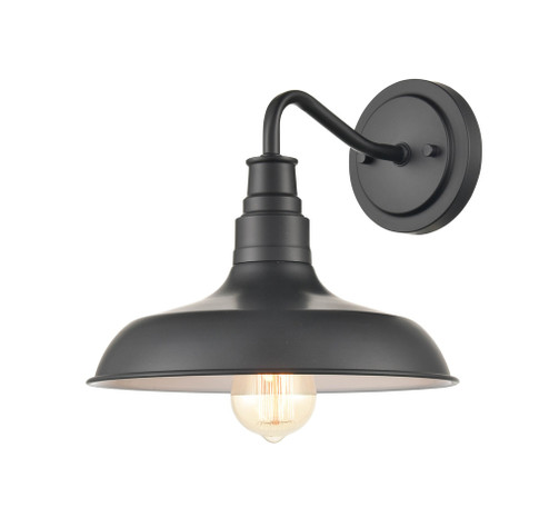 1-Light Outdoor Wall Sconce Powder Coated Black (670|2951-PBK)
