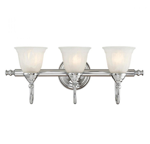 Brunswick 3-Light Bathroom Vanity Light in Chrome (128|8-1062-3-CH)