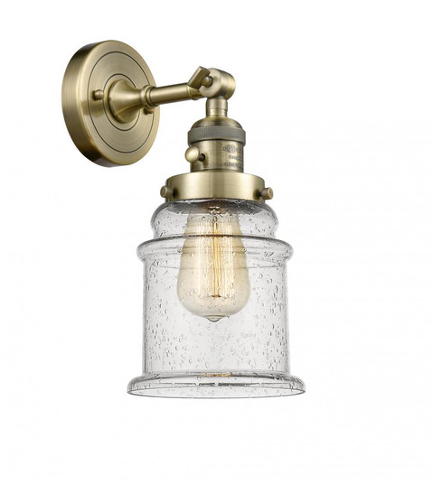 Canton - 1 Light - 7 inch - Antique Brass - Adjustable Sconce (3442|203SW-AB-G184-LED)
