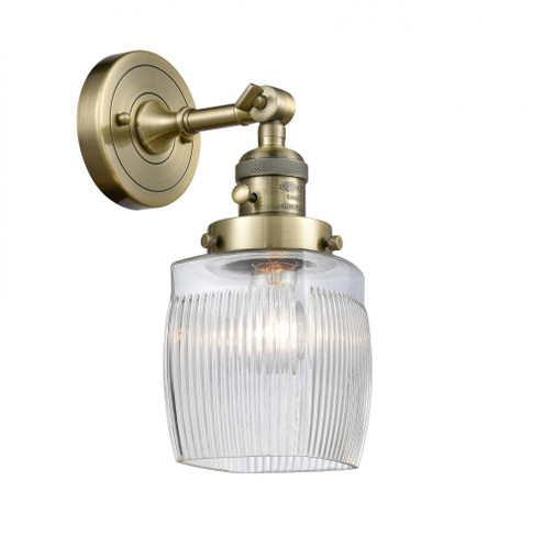 Colton - 1 Light - 6 inch - Antique Brass - Adjustable Sconce (3442|203SW-AB-G302-LED)