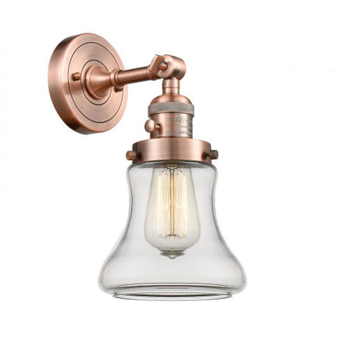 Bellmont - 1 Light - 7 inch - Antique Copper - Adjustable Sconce (3442|203SW-AC-G192-LED)
