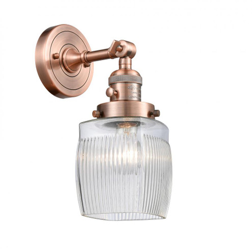 Colton - 1 Light - 6 inch - Antique Copper - Adjustable Sconce (3442|203SW-AC-G302-LED)
