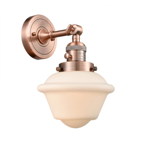 Oxford - 1 Light - 8 inch - Antique Copper - Adjustable Sconce (3442|203SW-AC-G531-LED)