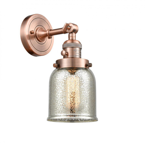 Bell - 1 Light - 5 inch - Antique Copper - Adjustable Sconce (3442|203SW-AC-G58-LED)