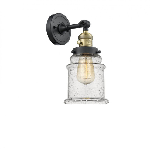 Canton - 1 Light - 7 inch - Black Antique Brass - Adjustable Sconce (3442|203SW-BAB-G184-LED)