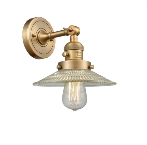 Halophane - 1 Light - 9 inch - Brushed Brass - Adjustable Sconce (3442|203SW-BB-G2-LED)