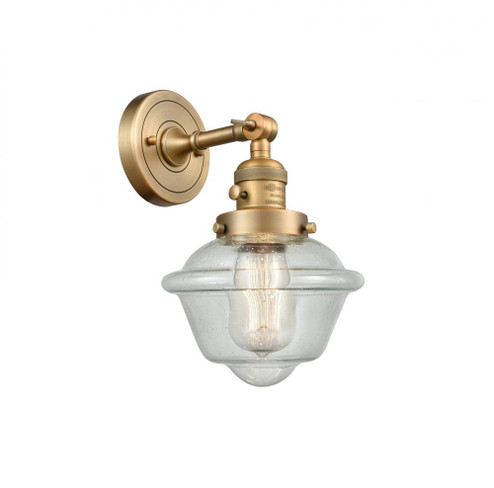 Oxford - 1 Light - 8 inch - Brushed Brass - Adjustable Sconce (3442|203SW-BB-G534-LED)