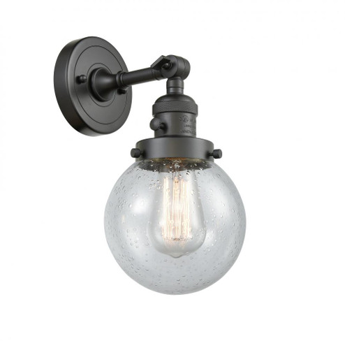 Beacon - 1 Light - 6 inch - Oil Rubbed Bronze - Adjustable Sconce (3442|203SW-OB-G204-6-LED)