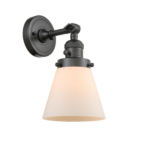 Cone - 1 Light - 6 inch - Oil Rubbed Bronze - Adjustable Sconce (3442|203SW-OB-G61-LED)