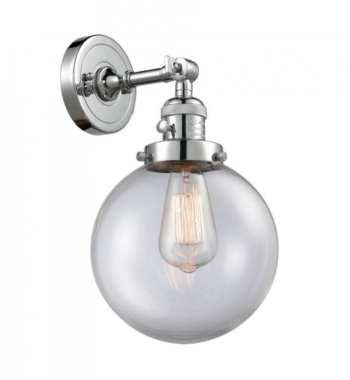 Beacon - 1 Light - 8 inch - Polished Chrome - Adjustable Sconce (3442|203SW-PC-G202-8-LED)