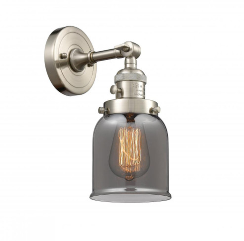Bell - 1 Light - 5 inch - Brushed Satin Nickel - Adjustable Sconce (3442|203SW-SN-G53-LED)