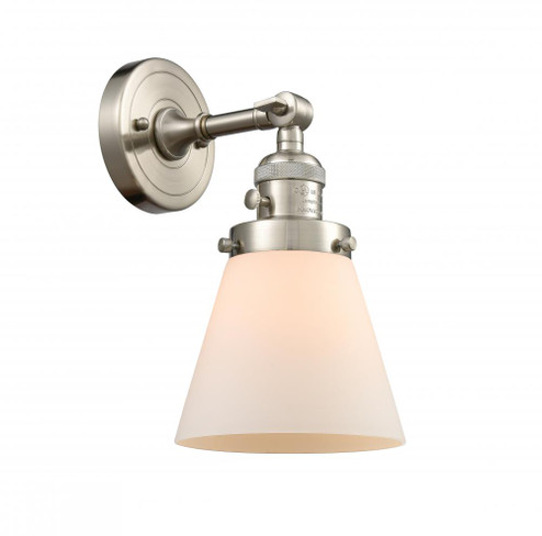 Cone - 1 Light - 6 inch - Brushed Satin Nickel - Adjustable Sconce (3442|203SW-SN-G61-LED)