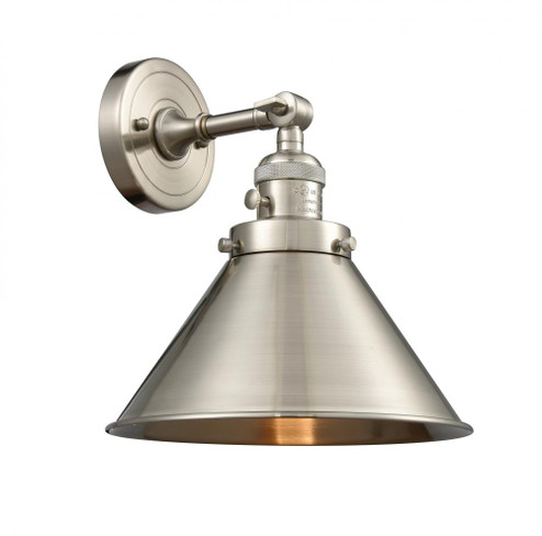 Briarcliff - 1 Light - 10 inch - Brushed Satin Nickel - Adjustable Sconce (3442|203SW-SN-M10-SN-LED)