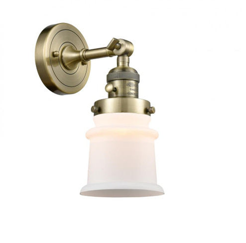 Canton - 1 Light - 5 inch - Antique Brass - Adjustable Sconce (3442|203SW-AB-G181S-LED)