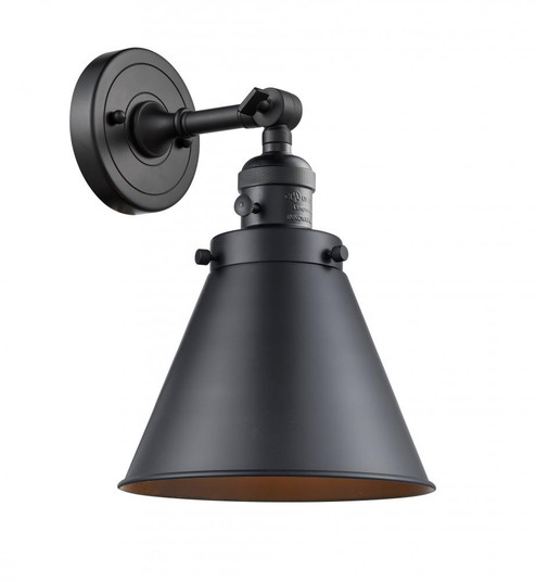 Appalachian - 1 Light - 8 inch - Matte Black - Adjustable Sconce (3442|203SW-BK-M13-BK-LED)